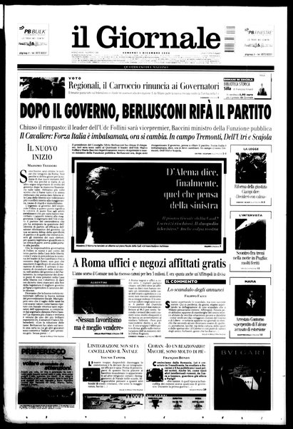 Il giornale : quotidiano del mattino